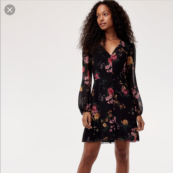 aritzia floral dress